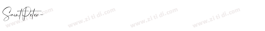 SaintPeter字体转换