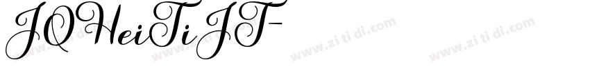 JQHeiTiJT字体转换