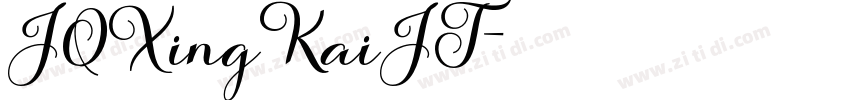 JQXingKaiJT字体转换