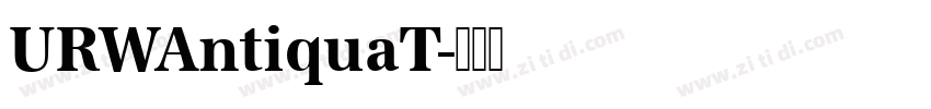 URWAntiquaT字体转换