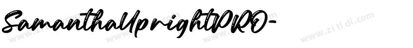SamanthaUprightPRO字体转换