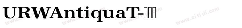 URWAntiquaT字体转换