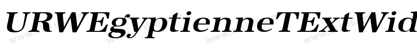 URWEgyptienneTExtWid字体转换