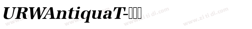 URWAntiquaT字体转换