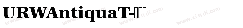 URWAntiquaT字体转换