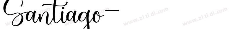 Santiago字体转换