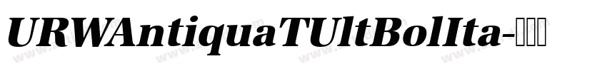 URWAntiquaTUltBolIta字体转换 URWAntiquaTUltBolIta字体转换
