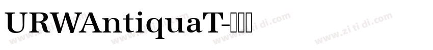 URWAntiquaT字体转换