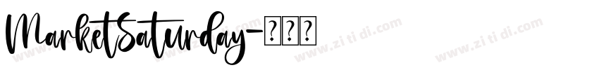 MarketSaturday字体转换