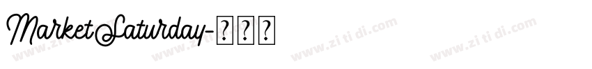 MarketSaturday字体转换