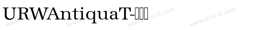 URWAntiquaT字体转换