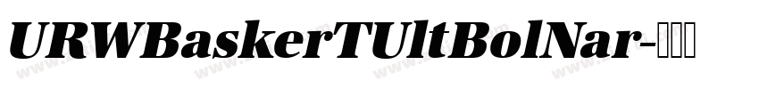 URWBaskerTUltBolNar字体转换