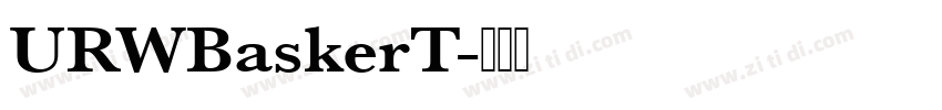 URWBaskerT字体转换