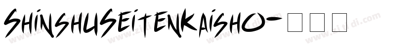ShinshuSeitenKaisho字体转换