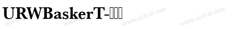 URWBaskerT字体转换