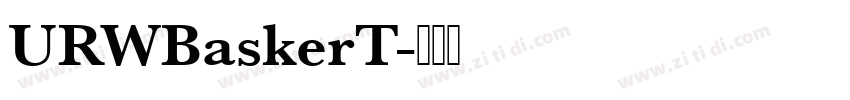 URWBaskerT字体转换