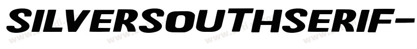 SilverSouthSerif字体转换
