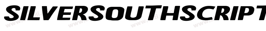SilverSouthScript字体转换