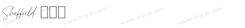 Sheffield字体转换