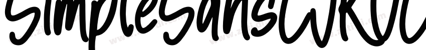 SimpleSansCJKOC字体转换