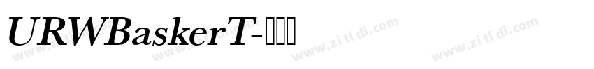 URWBaskerT字体转换