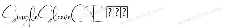 SingleSleeveCE字体转换