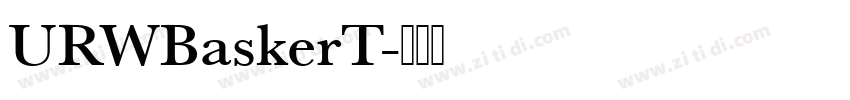 URWBaskerT字体转换