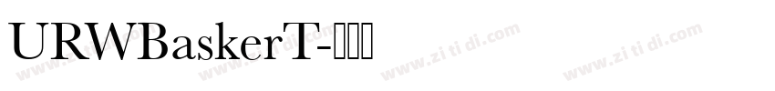 URWBaskerT字体转换