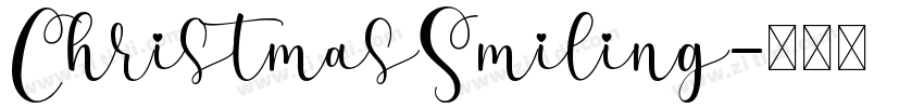 ChristmasSmiling字体转换
