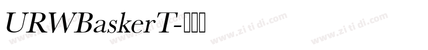 URWBaskerT字体转换