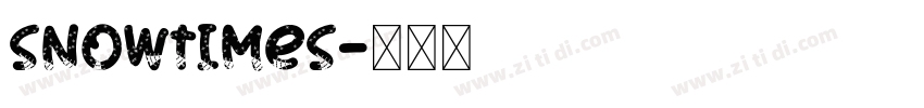 Snowtimes字体转换