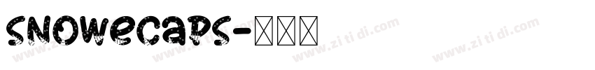 Snowecaps字体转换
