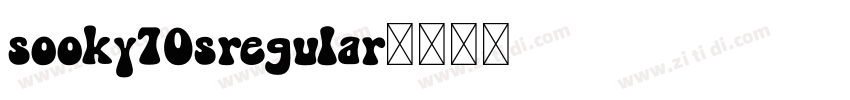sooky70sregular字体转换