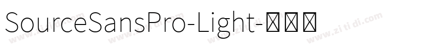 SourceSansPro-Light字体转换