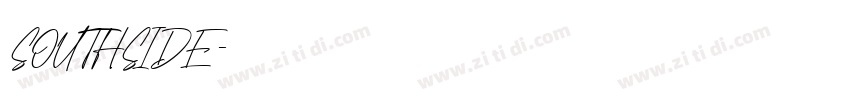 SOUTHSIDE字体转换