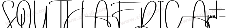 SOUTHAFRICAfont字体转换