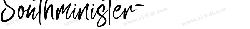 Southminister字体转换