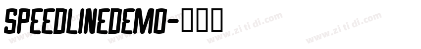 SpeedLineDEMO字体转换