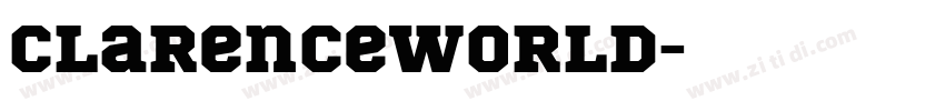 ClarenceWorld字体转换