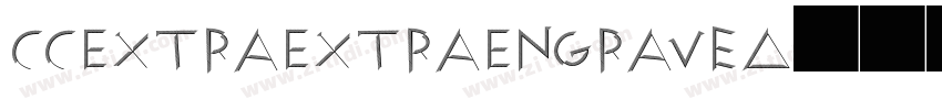 CCExtraExtraEngraved字体转换