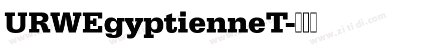 URWEgyptienneT字体转换