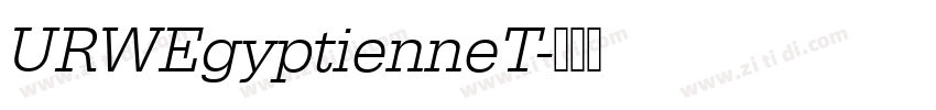 URWEgyptienneT字体转换