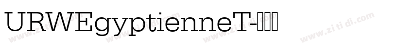 URWEgyptienneT字体转换