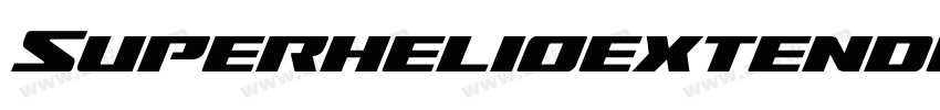 Superhelioextended字体转换