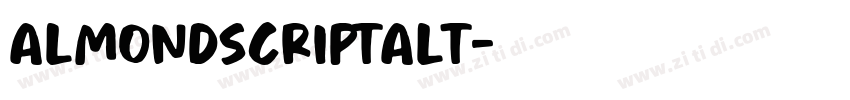 AlmondScriptAlt字体转换
