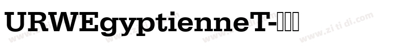 URWEgyptienneT字体转换