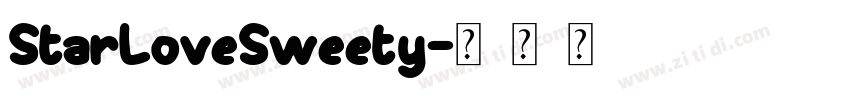 StarLoveSweety字体转换