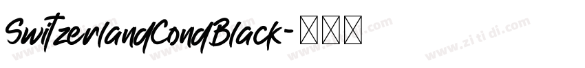SwitzerlandCondBlack字体转换