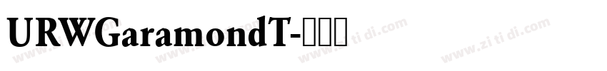URWGaramondT字体转换