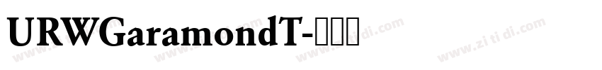 URWGaramondT字体转换
